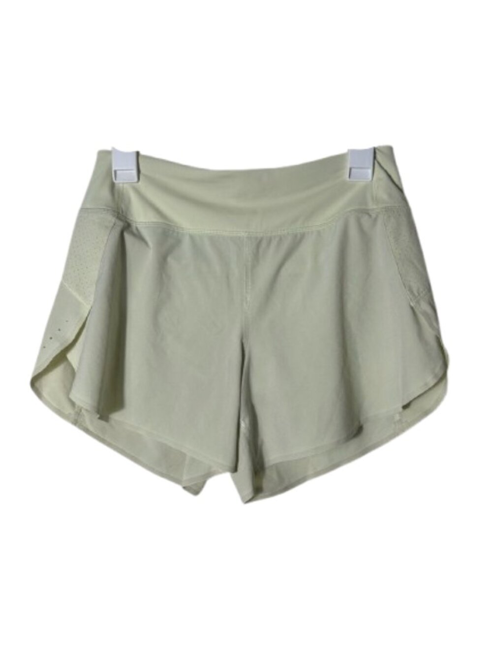 Athleta run with it shorts 4.5" inseam neon yellow womens XS